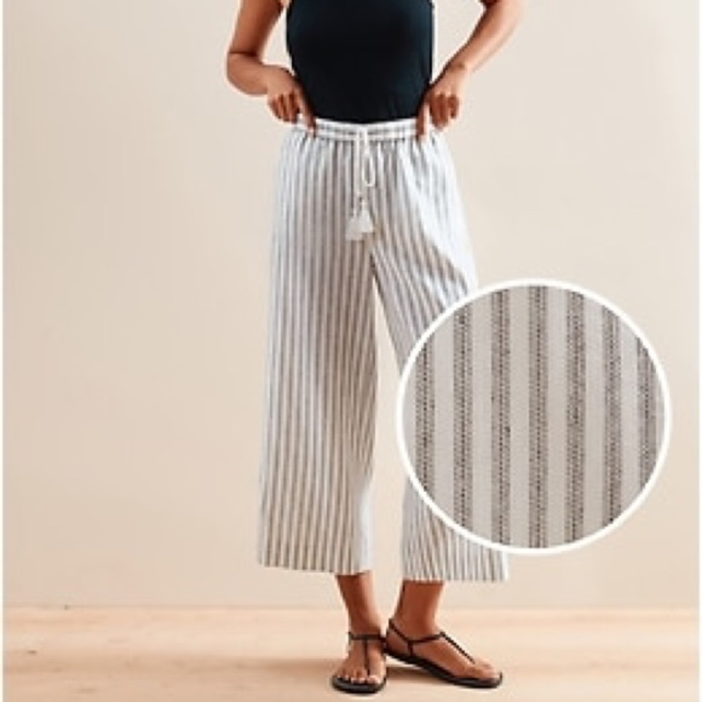 NNW Banana Republic linen blend wide leg pants